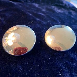 Vintage Pewter Colored Earrings
